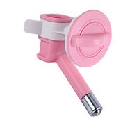lyrlody Pet Water Feeder Bottle Container Dispensador para Jaula o Perrera Fuente de Hidratación por Gravedad con Pico para Perros, Gatos, Hámsteres, Conejos Y Otros Animales Pequeños(Rosa)