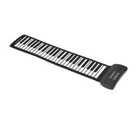 lyrlody Piano Enrollable, 49 Teclas, Graves Pesados, Portátil, Sonido Envolvente 4D, Teclado Plegable, Piano para Principiantes para el Hogar (PM49)