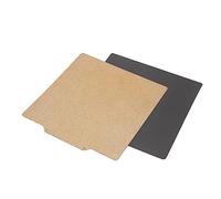 lyrlody Placa de Construcción Magnética Flexible, Placa de Construcción Magnética de Acero de Resorte, Hoja Pei de Doble Cara 200x200mm 3 en 1 de, Adhesión Fuerte para Impresora 3D