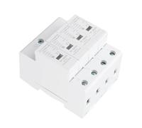 lyrlody Protector 4P 40KA Dispositivo de Protección contra Rayos, Dispositivo de Protección contra Sobretensiones de Plástico Ignífugo AC 420V Riel DIN 4 Polos para Sistemas Eléctricos y