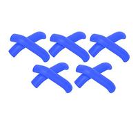 lyrlody Protector de Maneta de Freno de Silicona para Bicicleta, Accesorio de Ciclismo, Antideslizante y Cálido, 4 Colores, 5 Pares 10 Piezas para Bicicletas de Montaña y Carretera (BLUE)