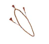 lyrlody Pulsera Rosario Tibetano, Pulsera de Oración Hecha a Mano con 108 Cuentas de Hueso de Yak for Meditación y Oración