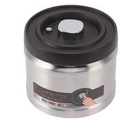 lyrlody Recipiente de café Sellado Al Vacío Capacillo de café Atertight de Acero Inoxidable Almacenamiento con Rastreador de Fechas y Bola para Granos de Molidos Azúcar té Azúcar (#2)