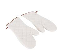 lyrlody Resistentes Al Calor Manoplas de Horno de Tela de Algodón 17 X 38 Cm Textura Antideslizante Lazo para Colgar para Parrillas Hornos Microondas Cocina Casera Restaurante Cocina