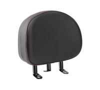 lyrlody Respaldo del Pasajero Espuma Cuero de PU Plástico ABS Respaldo de Motocicleta con Soporte de Aleación de Acero Absorción de Impactos Reflector Rojo para ATV Scooter Cruiser Ciclomotor