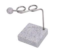 lyrlody Soporte de Cepillo de Dientes Organizador de Cepillo de Muelas de Dientes con Base de Acero Inoxidable Base Minimalista Lindo Diseño para la Encimera de Baño El Espacio del Lavabo de la