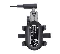 lyrlody Soporte para Teléfono en Asa de Agarre, Clip para Teléfono en Asa de Vehículo, Soporte Giratorio 360° Ajustable de Metal ABS con Junta Esférica para Tank 300 500 Pajero (4 Garras)