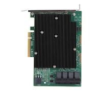 lyrlody Tarjeta de Expansión de HBA, Tarjeta LSI SAS 9300 16i HBA con 16 Puertos, Velocidad de Transferencia de Datos de 12 GB, PCIe 3.0, PCIe 8X, Compatible con Linux, VMware, Freebsd,