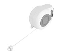 lyrlody Tendedero Retráctil Doble, Línea de Secado para Ropa, Montaje en Pared, Interior y Exterior