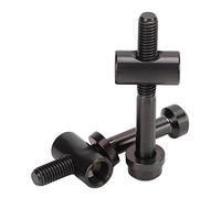 lyrlody Tornillo de Postes de Asiento en Bicicleta, Aleación de Titanio M5 X 40 Mm Tornillo Liviano para Reemplazo de Piezas de Bicicleta de Bricolaje, Diseño Compacto y Liviano, Conexión Segura y