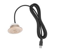 lyrlody USB Socket USB Potencia Puerto de Carga Diseño de Montaje de Descarga Tecnología de Carga Inteligente Puertos Duales Rápido Salida 5vx2 con Protección de Circuito Integrado (Gold)