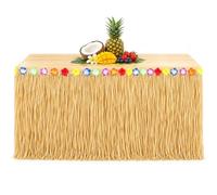 LYSHOOCE Hawaiiaanse Tafelrok Met Kleurrijke Bloemen