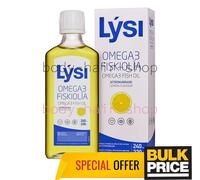 LYSI Omega-3 Aceite de Pescado Sabor Limón Puro Islandés Fuente Natural EPA D...