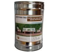 LYSSOLEN - Aceite de Teka para Madera Exterior con Filtro UV 5 Litros - Protector Nutritivo para Muebles de Jardín, Teca y Maderas Tropicales - Alta Resistencia Climática y Acción Antienvejecimiento