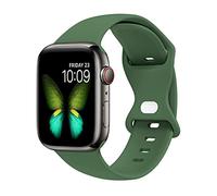 Lysun Compatible con Apple Watch Band 38mm 40mm 41mm Correa deportiva de silicona suave compatible con iWatch Series 7 3 2 1 SE Mujer Hombre, Clover, 38/40/41 mm