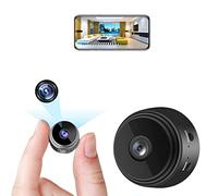 LySuyeo - Cámara espía, 1080p HD mini cámara de vigilancia interior inalámbrica grabaciónvec WiFi detector movimiento espía cámara visión nocturna micro cámara negro 1 unidad (lote 1)