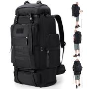 LYtech 100L Mochila de Senderismo Mochila de Viaje Grande Hombre Mujer Mochila de Camping Mochila Impermeable Ligera Mochilas de Marcha para Deportes al Aire Libre Trekking Excursiones