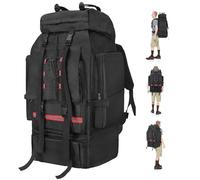 LYtech 130L Mochilas de Senderismo Mochilas de Camping Mochila Impermeables para Grandes Viajes Al Aire Libre Mochilas Mochila Tática para Deportes al Aire Libre Trekking Excursiones