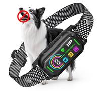 LYtech Collar Antiladridos para Perros, Antiladridos y Antiaullidos para Perros, 4 Modos de Vibración/Sonido, Impermeable IP67, Dispositivo Recargable para Detener los Ladridos Grande Mediano Pequeño