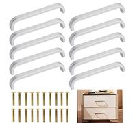 LYTIVAGEN 10 PCS Tiradores de las Puertas del Armario de la Cocina Tirador de Barra Manija Barral de Acero Inoxidable Tirador para Mueble para Cajones Puertas de Gabinete o Cocina