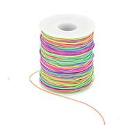 LYTIVAGEN 100m Cuerda Elástica de Polipropileno 1 mm Cuerda de Amarrepara Cuerda Paracord Multicolor Cuerda de Supervivencia para Puenting, Remolque, Barco, Pulseras, DIY