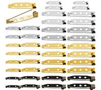 LYTIVAGEN 200 PCS Imperdibles de Broche Alfileres de Pasadores de Seguridad Pasadores de Broche de Barra Alfileres de Insignia Broche de Etiqueta para DIY Proyecto de Artesanía Joya (4 Tamaños)