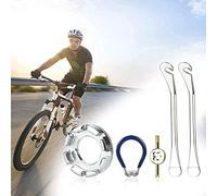LYTIVAGEN 5 PCS Llave de Radio de Bicicleta Llave de Rueda de Bicicleta con Palanca de Neumático, Extractor de Válvula para Reparar Radios de Bicicleta 10-15G