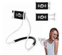 LYTIVAGEN Soporte para Teléfono de Cuello Móvil Perezoso Flexible 360° para Teléfonos y Mini Tabletas, Blanco