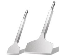 Lytool 2pcs Cincel SDS Plus Azulejos y Baldosas 250x40mm+280x100mm, para Concreto,Mampostería y Martillos de Impacto
