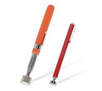 lyualma 2 Piezas Acero Inoxidable Telescópica Magnética Recoger Herramienta Varilla Magnética Imán de Recogida Portátil Barra de Varilla Extensible para Tornillos, Tuercas, Llaves