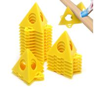 lyualma 25 Piezas Soportes de Pintura de Mini Cono para Una Aplicación de Pintura Limpia Soportes de Pintura de Cono de Pirámide, Soporte Pintura Carpintería Perforada