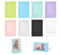 lyualma 8 Piezas Mini Marco de Fotos Colorido Marcos de Fotos Creativos 8.6×5.4 CM Mini Instantánea Marcos para Film e Foto de Cámara Instantánea