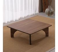 LYUCAYHQ Mesa Baja de Madera Maciza de Olmo con Tablero de 2 Cm de Grosor y Capacidad de Carga de 50 Kg, para Sala de Estar, Tatami o Ceremonia del Té(90x50x30cm/35x20x12in)