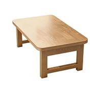 LYUCAYHQ Mesa de Tatami Plegable Japonesa de Madera de Caucho, Mesa Baja con Capacidad de Carga de 100 Kg, para Sala de Estar, Tatami o Espacios Pequeños(60x40x35cm/24x16x14in)
