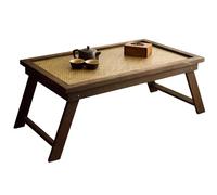 LYUCAYHQ Mesa de Tatami Plegable Japonesa de Madera Maciza de 62cm x 38cm x 24cm, No Requiere Montaje para Sala de Estar, Dormitorio o Ceremonia del Té
