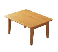 LYUCAYHQ Mesa de Tatami Plegable Japonesa de Madera Maciza, Sin Necesidad de Montaje, Capacidad de Carga de 50 Kg, para Salas de Té, Salas de Té, Salas de Estar(Beige,60x37x30cm/24x14x12in)