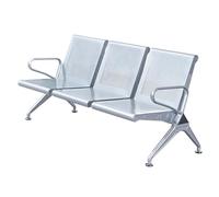 LYUCAYHQ Silla de Espera de Acero, Sillas de Sala de Espera de 3 Plazas con Reposabrazos, para Aeropuertos, Hospitales, Vestíbulos de Oficinas y Espacios Públicos