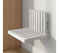 LYUXLCB Taberno de Cambio de Zapato Plegable Taberno de Cambio de Zapato Invisible del Asiento de la Ducha Plegable Delgado de Madera para el baño de la Sala de Estar, Ahorrar Espacio Montaje Fijo