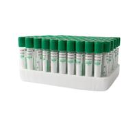 LYUXLCB Vacutainer - Tubos de recogida de sangre de 3 ml, 5 ml, 10 ml, tubos de recolección de heparina sódico/litio para tubos de ensayo de laboratorio, animales de mascotas, veterinarios, 100