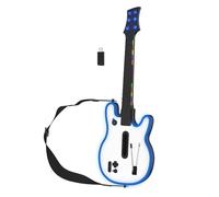 Lyvix Guitar Hero - Controlador de guitarra compatible con PS4/PS3/PC, controlador de guitarra inalámbrico para Guitar Hero, Rock Band, Clone Hero con conector de audio de luz RGB