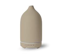 LYVN by Energy Sistem Diffuser - Difusor de Aromas ultrasónico/Acabado cerámico/Luz LED Multicolor/Humidificador silencioso/Temporizador 3h / Control de Niebla. Beige