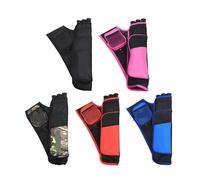 LYVQZPWLR Aarco, Arco de Flecha, Arco de Flecha, Carcaj de Cintura de 3 Tubos for Flechas, Capacidad for 18 Flechas, Multicolor, for Mano Izquierda y Derecha(Right Hand Black)