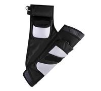 LYVQZPWLR Aarco, Arco de Flecha, Arco de Flecha, Carcaj de Cintura de Lona for Tiro con Arco con Tubos de Flecha Multicolor 44 x 14 cm(Schwarz)