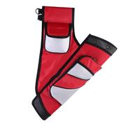 LYVQZPWLR Aarco, Arco de Flecha, Arco de Flecha, Carcaj de Cintura de Lona for Tiro con Arco con Tubos de Flecha Multicolor 44 x 14 cm(Rosso)