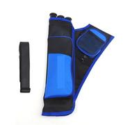 LYVQZPWLR Aarco, Arco de Flecha, Arco de Flecha, Carcaj de Tiro con Arco, 3 Tubos, 18 Flechas, Tela Oxford 600D, Multicolor, for Mano Derecha e Izquierda(Blue Lh 1pc)