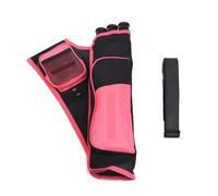 LYVQZPWLR Aarco, Arco de Flecha, Arco de Flecha, Carcaj de Tiro con Arco, 3 Tubos, 18 Flechas, Tela Oxford 600D, Multicolor, for Mano Derecha e Izquierda(Pink RH 1pc)