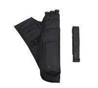 LYVQZPWLR Aarco, Arco de Flecha, Arco de Flecha, Carcaj de Tiro con Arco, 3 Tubos, 18 Flechas, Tela Oxford 600D, Multicolor, for Mano Derecha e Izquierda(Black RH 1pc)