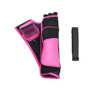 LYVQZPWLR Aarco, Arco de Flecha, Arco de Flecha, Cinturón Ajustable de 3 Tubos for Arco recurvo y Compuesto, Multicolor, for Mano Derecha e Izquierda.(Right Hand Pink)