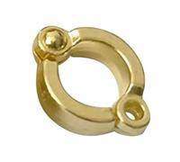 LYVQZPWLR Anillos de piernas de pájaro de Aluminio, Paquete de 5 Anillos Abiertos for Patas de pájaro, Multicolor, 4-15 mm(Gold,4mm)