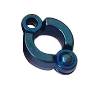 LYVQZPWLR Anillos de piernas de pájaro de Aluminio, Paquete de 5 Anillos Abiertos for Patas de pájaro, Multicolor, 4-15 mm(Navy Blue,12mm)